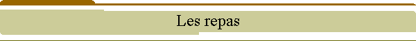 Les repas